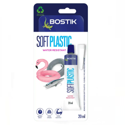 BOSTIK Soft Plastic Glue WATER RESISTANT 20ML